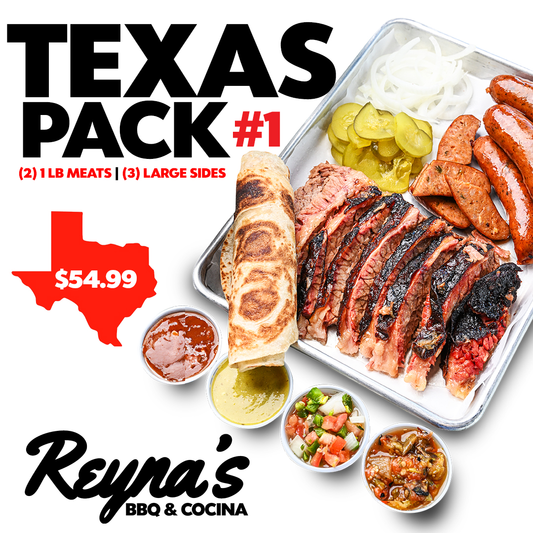 Finished branded Texas Pack campaign graphic
